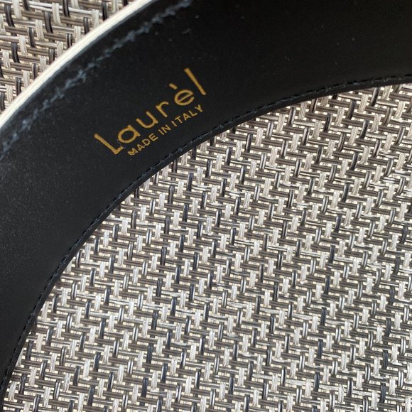 ~ESCADA LAUREL Italy Black/White Leather Gold Hardware Belt~34~NEW!~RARE!~ - Picture 3 of 8